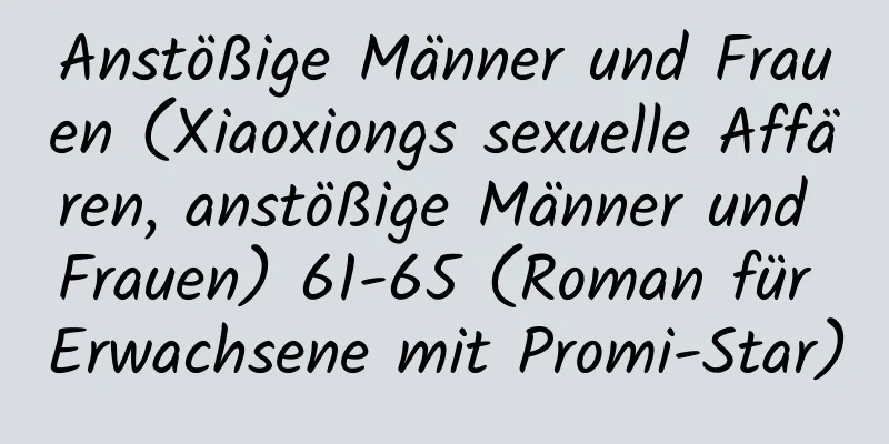 Anstößige Männer und Frauen (Xiaoxiongs sexuelle Affären, anstößige Männer und Frauen) 61-65 (Roman für Erwachsene mit Promi-Star)