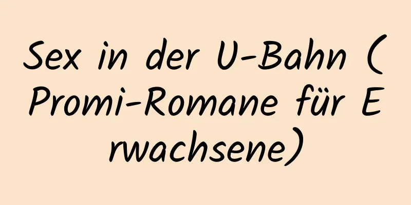 Sex in der U-Bahn (Promi-Romane für Erwachsene)