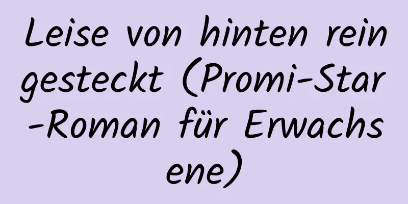 Leise von hinten reingesteckt (Promi-Star-Roman für Erwachsene)