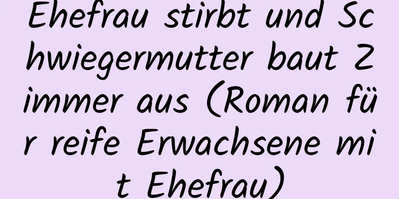 Ehefrau stirbt und Schwiegermutter baut Zimmer aus (Roman für reife Erwachsene mit Ehefrau)