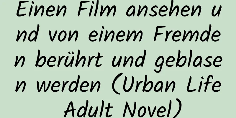 Einen Film ansehen und von einem Fremden berührt und geblasen werden (Urban Life Adult Novel)