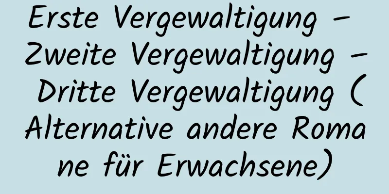 Erste Vergewaltigung – Zweite Vergewaltigung – Dritte Vergewaltigung (Alternative andere Romane für Erwachsene)