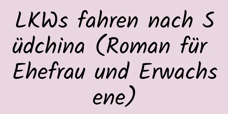 LKWs fahren nach Südchina (Roman für Ehefrau und Erwachsene)