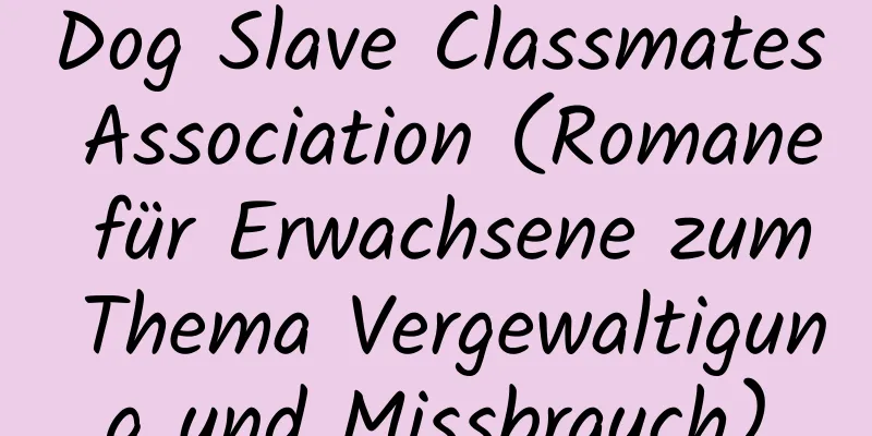 Dog Slave Classmates Association (Romane für Erwachsene zum Thema Vergewaltigung und Missbrauch)