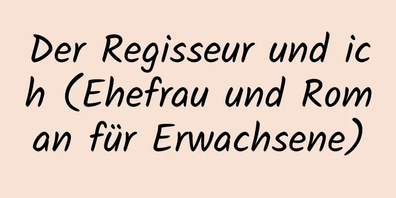 Der Regisseur und ich (Ehefrau und Roman für Erwachsene)