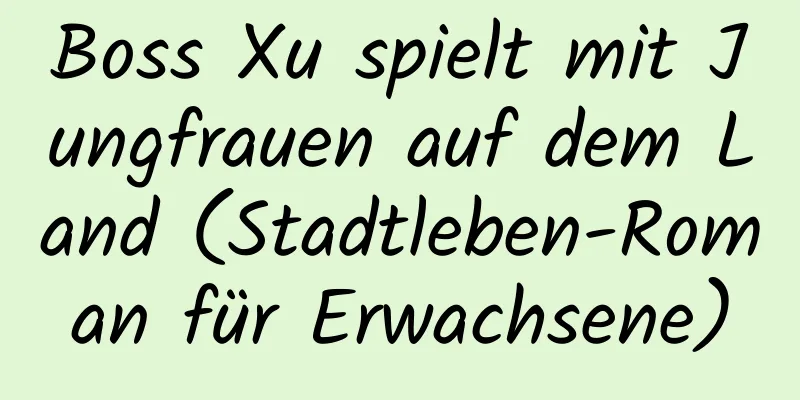 Boss Xu spielt mit Jungfrauen auf dem Land (Stadtleben-Roman für Erwachsene)