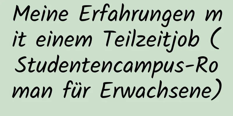 Meine Erfahrungen mit einem Teilzeitjob (Studentencampus-Roman für Erwachsene)