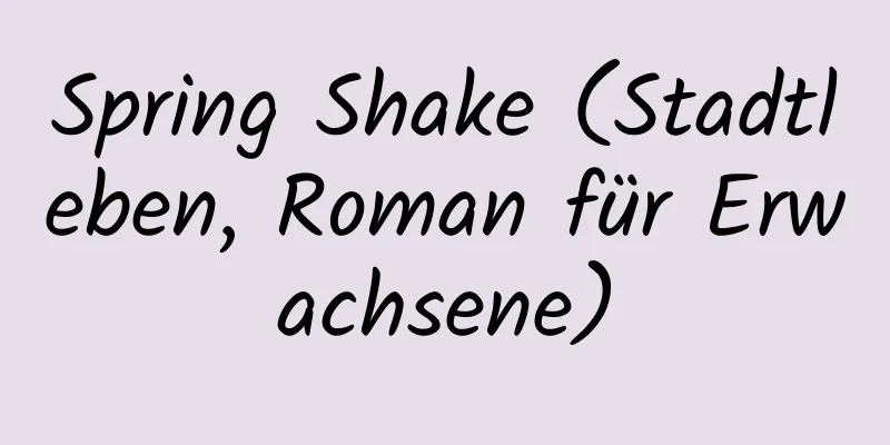 Spring Shake (Stadtleben, Roman für Erwachsene)