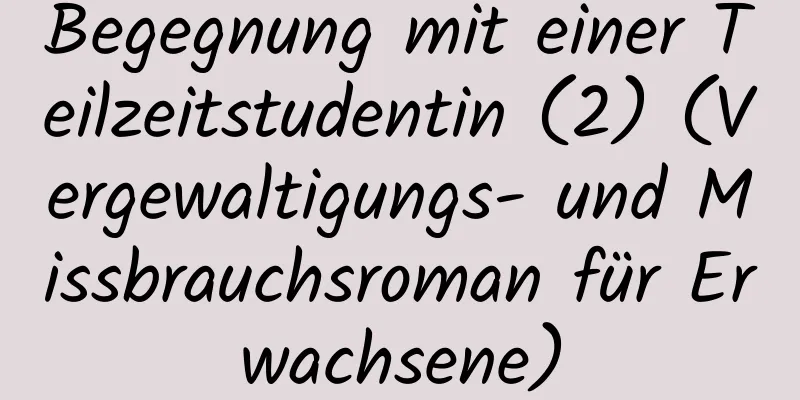 Begegnung mit einer Teilzeitstudentin (2) (Vergewaltigungs- und Missbrauchsroman für Erwachsene)