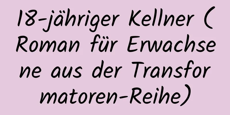 18-jähriger Kellner (Roman für Erwachsene aus der Transformatoren-Reihe)