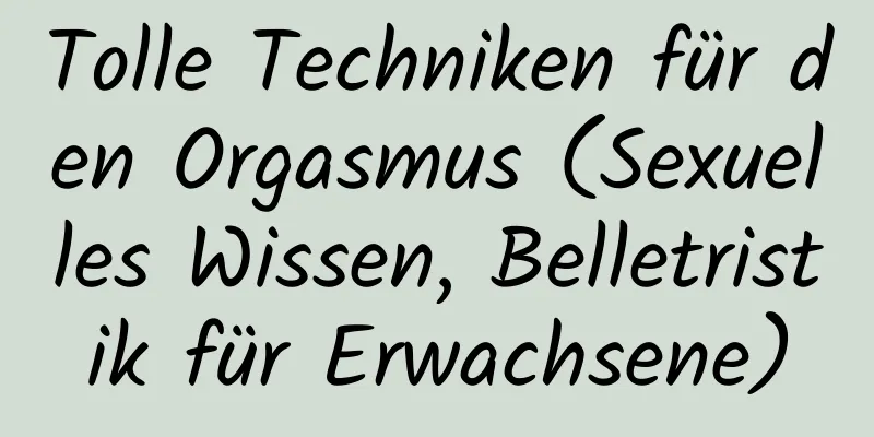 Tolle Techniken für den Orgasmus (Sexuelles Wissen, Belletristik für Erwachsene)