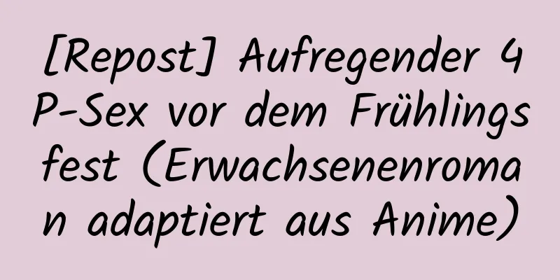 [Repost] Aufregender 4P-Sex vor dem Frühlingsfest (Erwachsenenroman adaptiert aus Anime)