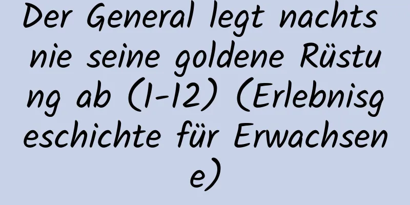 Der General legt nachts nie seine goldene Rüstung ab (1-12) (Erlebnisgeschichte für Erwachsene)